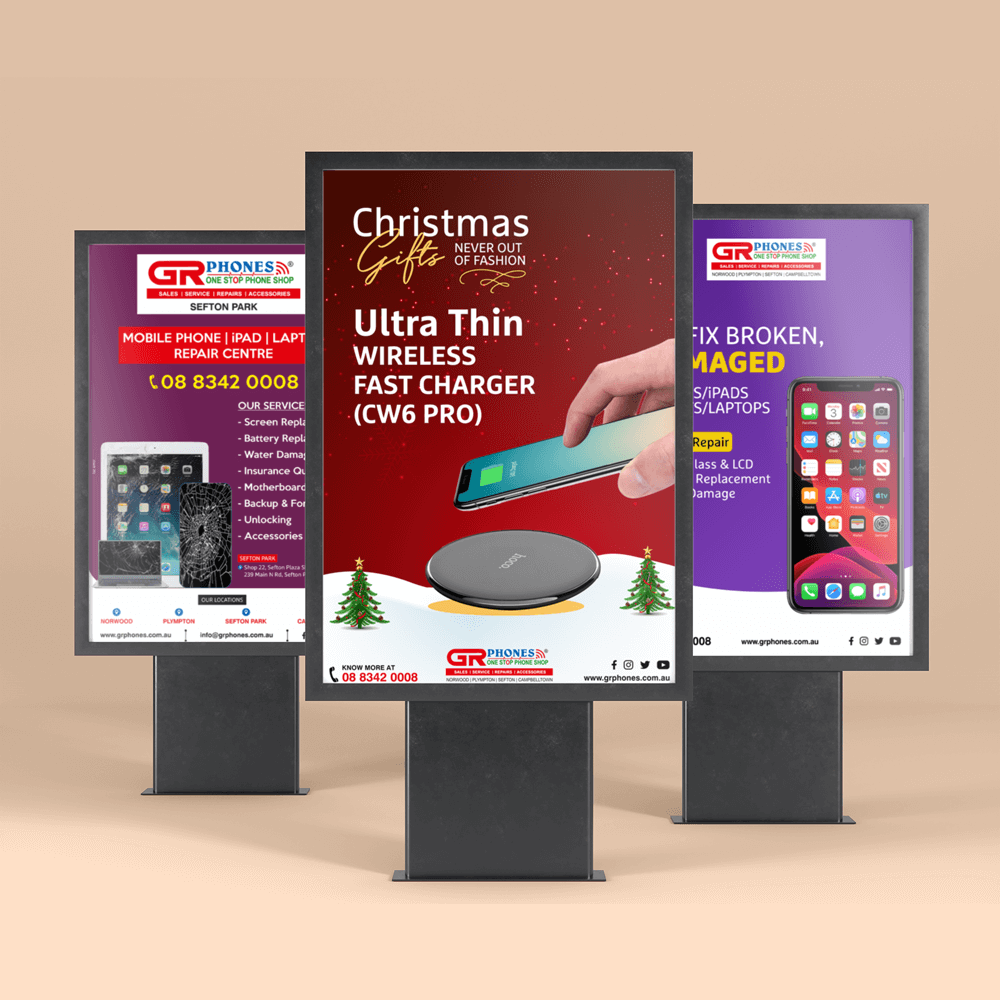 Advertisement banners for business