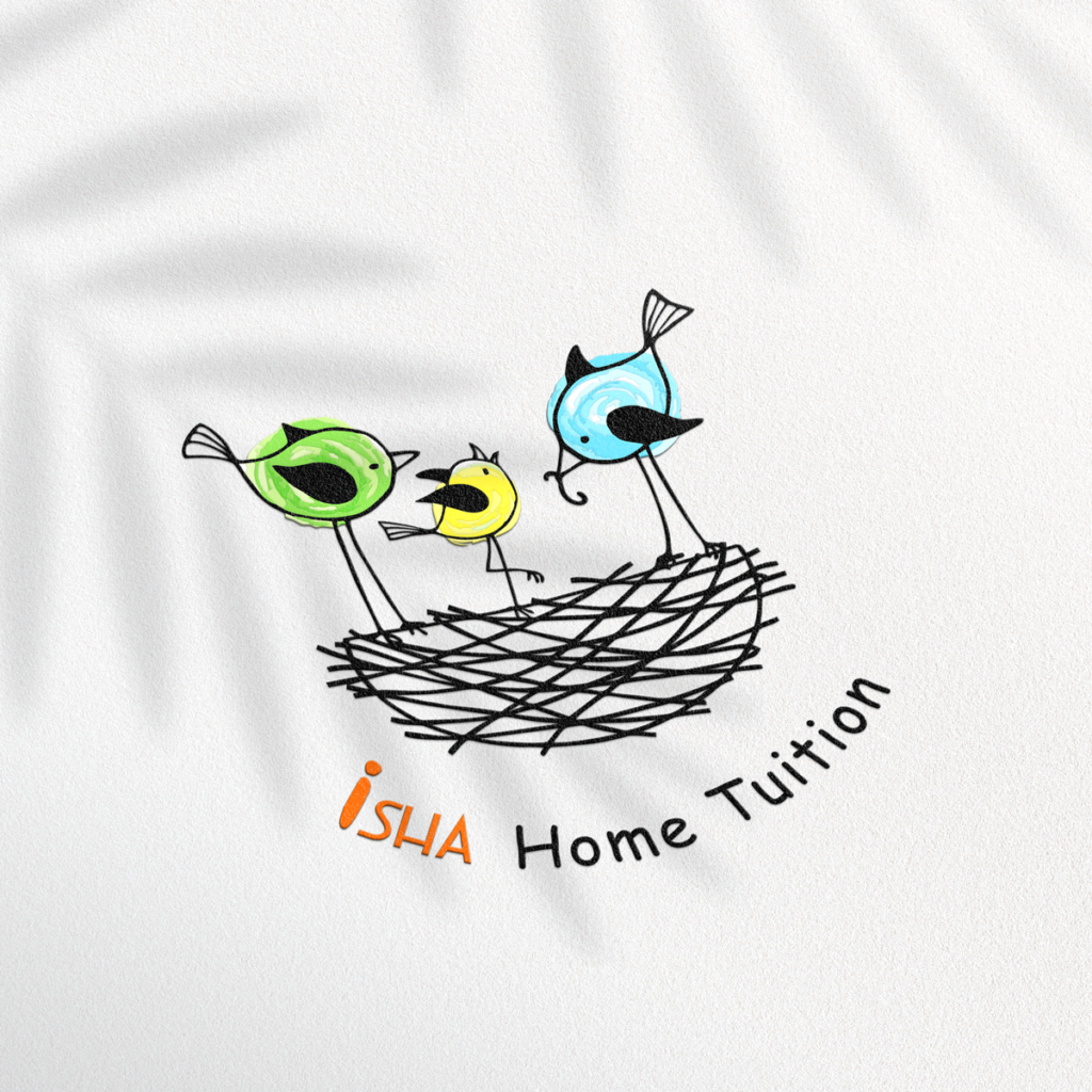 Isha tution homes logo design